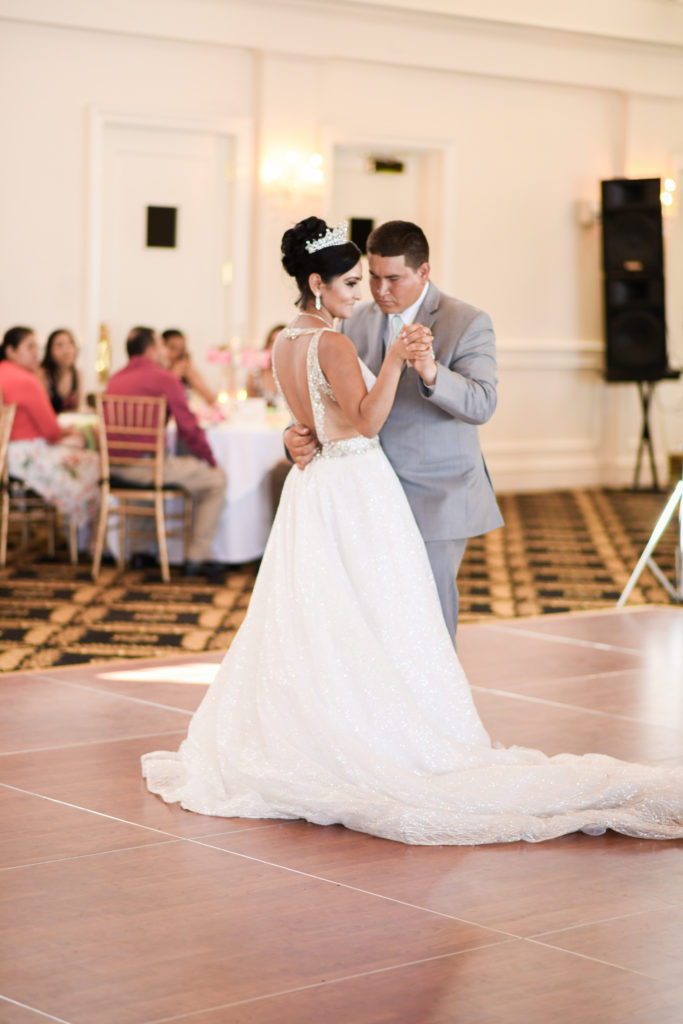 Bride and groom first dance 