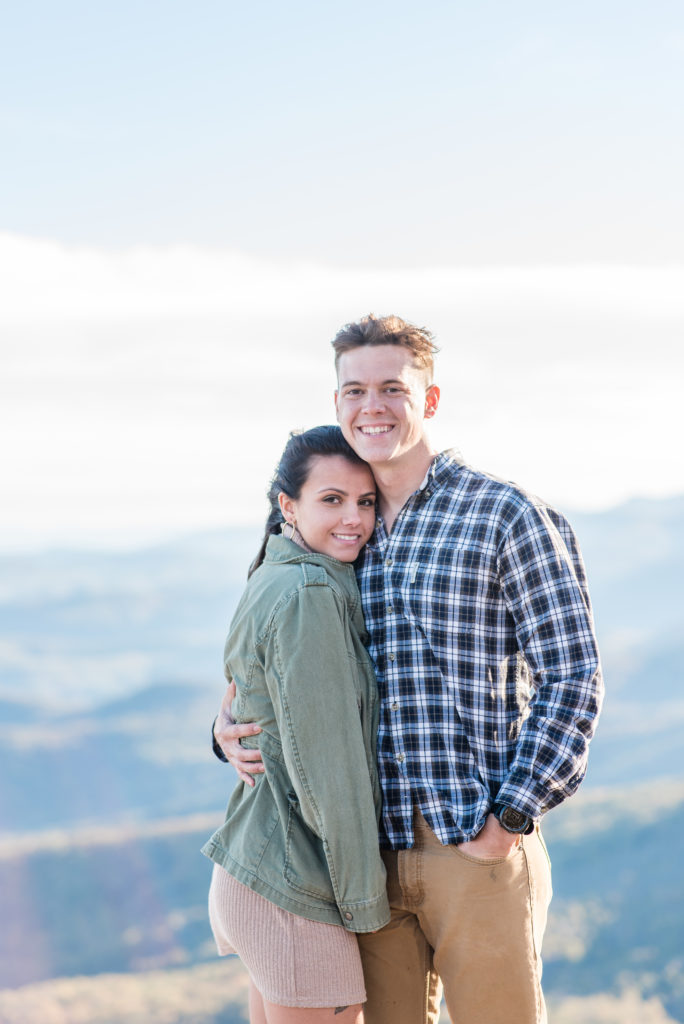 Engagement portraits in Boone, NC