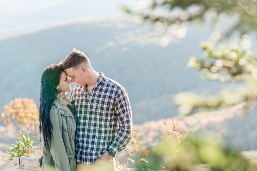 Engagement portraits in Boone, NC