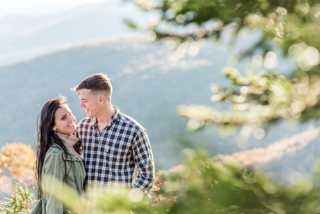 Engagement portraits in Boone, NC