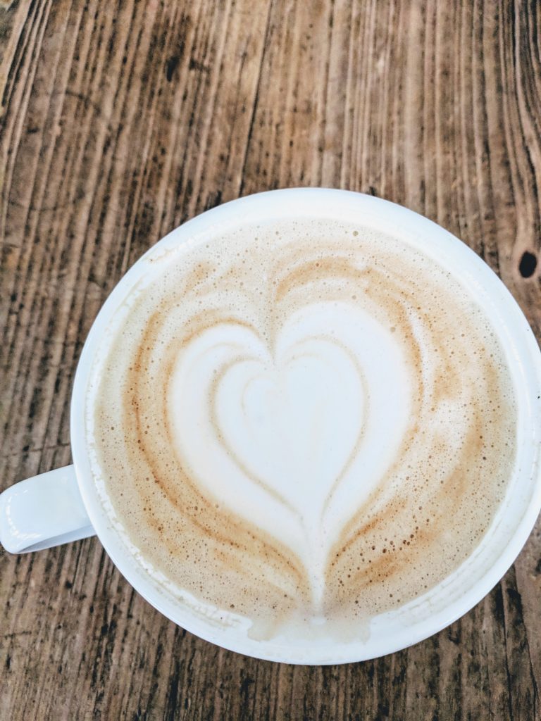 Latte from the Frothy Monkey
