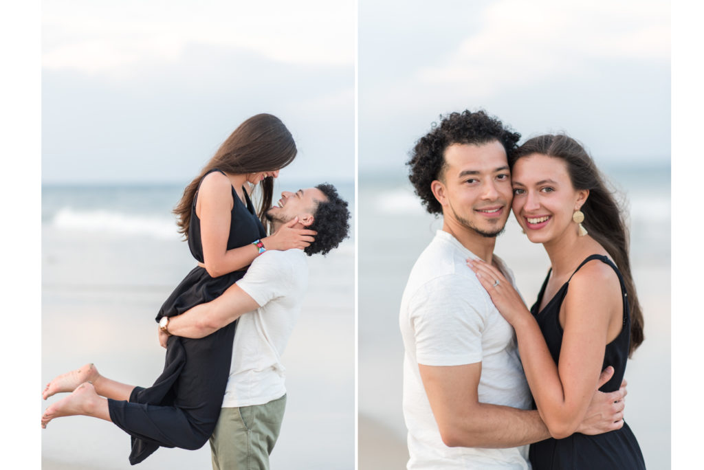 Outer Banks Beach Engagement - Amy Ledyard Photography