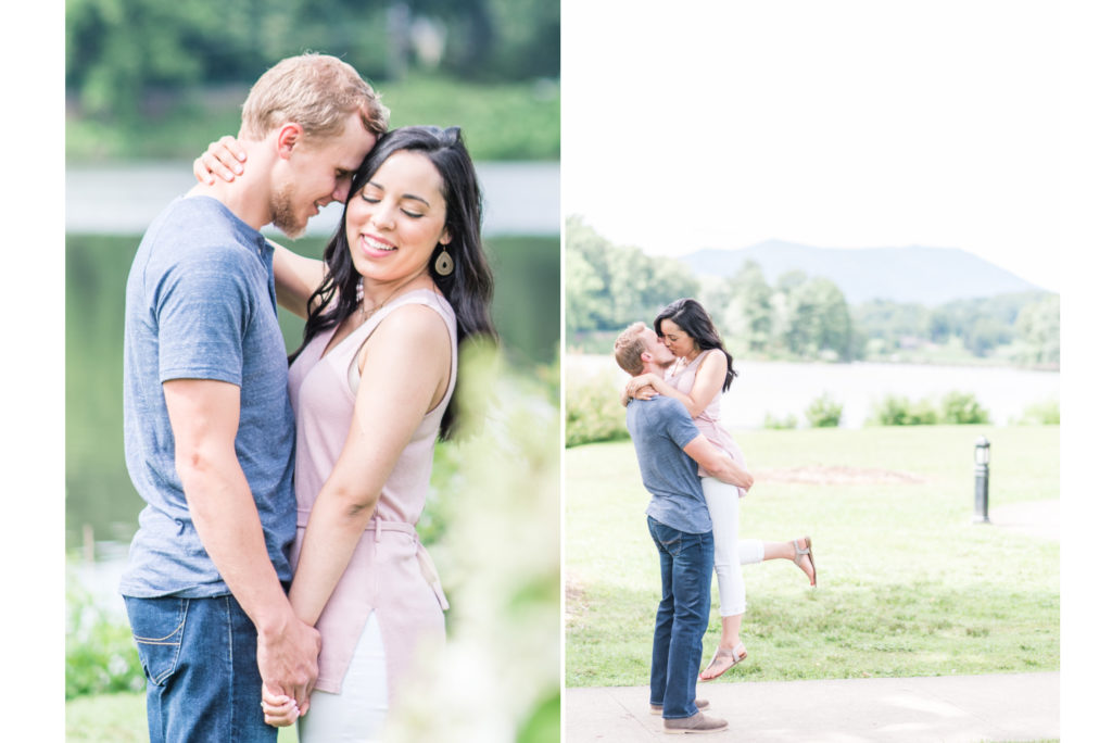 Lake Junaluska engagement; western NC engagement; engagement photography, NC Smokies engagement; Smoky Mountain engagement