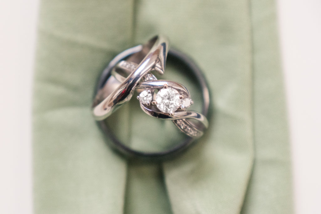 Virginia Fall Wedding; wedding details; bridal details; bride and groom rings