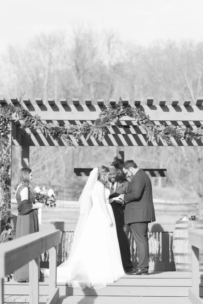 Appalachia Hills Wedding; Virginia Wedding; December wedding
